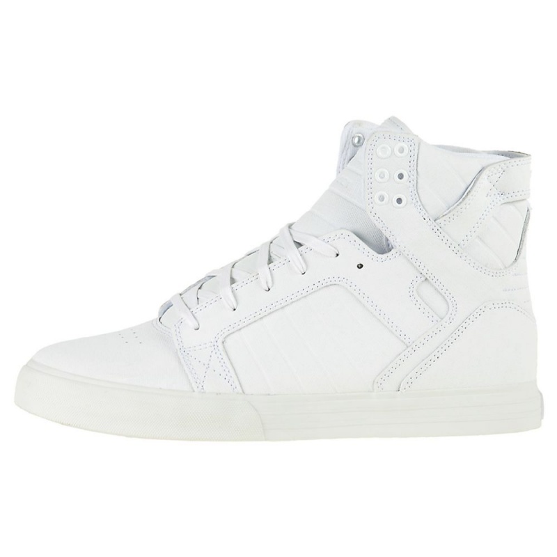 Supra SkyTop Visoki Vrhovi Moški Bele | GMSNC8570