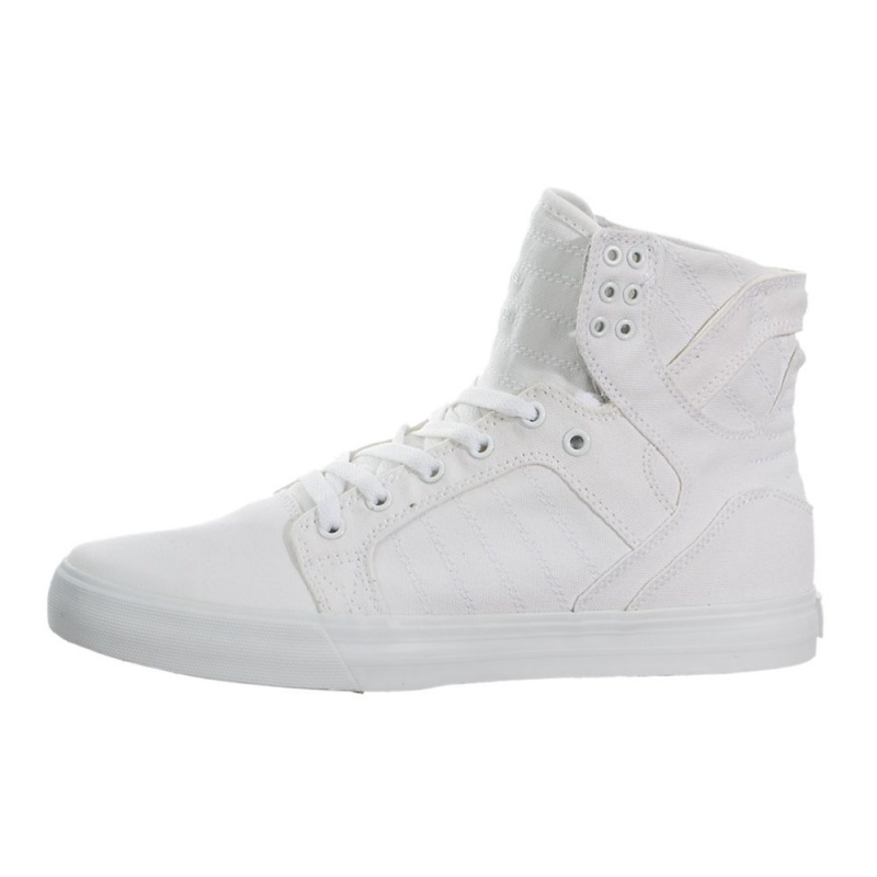 Supra SkyTop Visoki Vrhovi Moški Bele | NWBSK1829