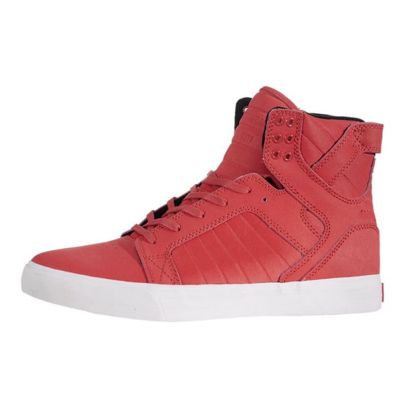 Supra SkyTop Visoki Vrhovi Moški Rdeče | GAOXR9861