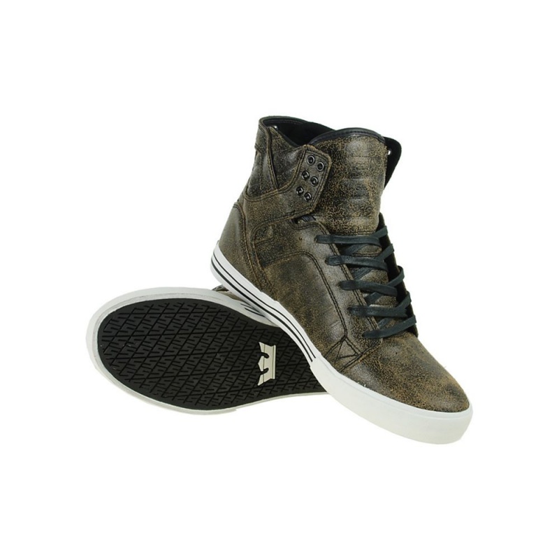 Supra SkyTop Visoki Vrhovi Moški Rjave | GTMIS6791