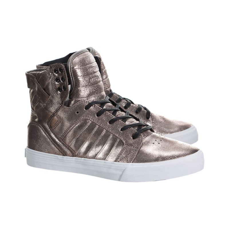 Supra SkyTop Visoki Vrhovi Moški Roza Zlate | XIJTA8430