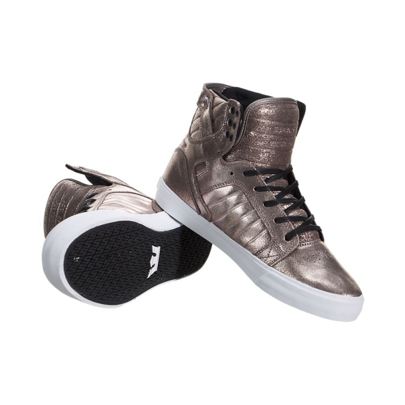 Supra SkyTop Visoki Vrhovi Moški Roza Zlate | XIJTA8430