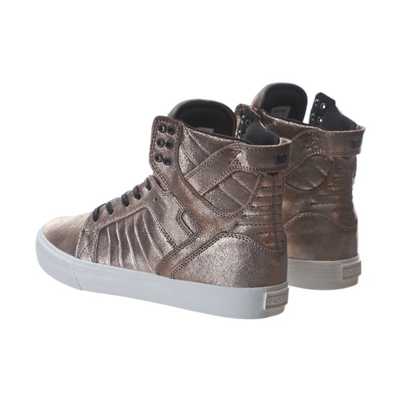 Supra SkyTop Visoki Vrhovi Moški Roza Zlate | XIJTA8430