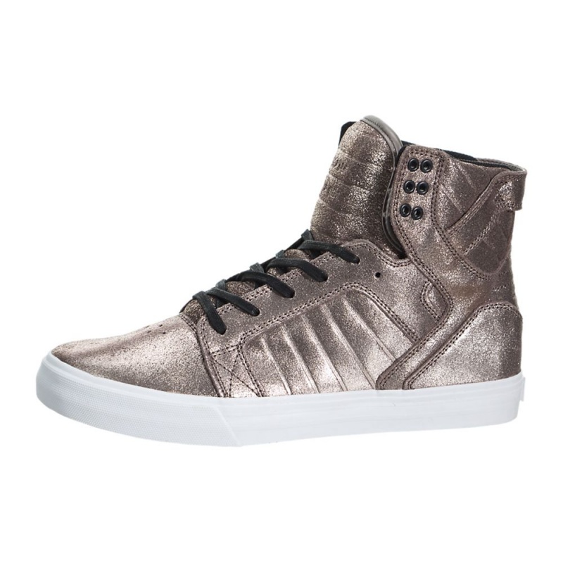 Supra SkyTop Visoki Vrhovi Moški Roza Zlate | XIJTA8430