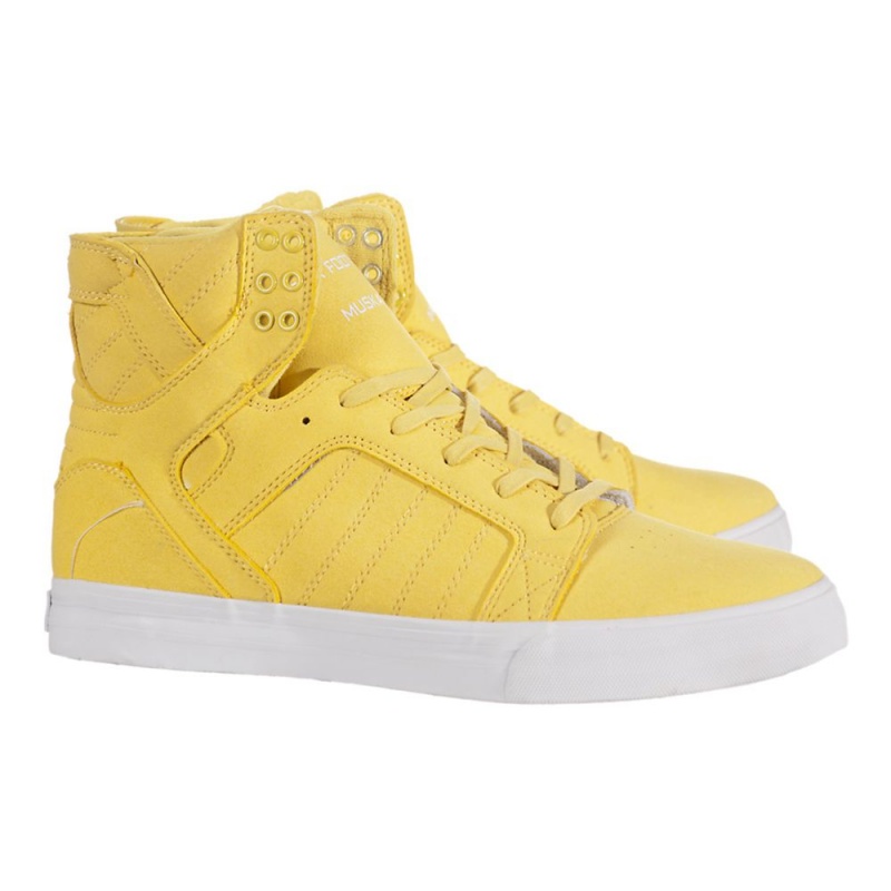 Supra SkyTop Visoki Vrhovi Moški Rumene | YKAQD2345