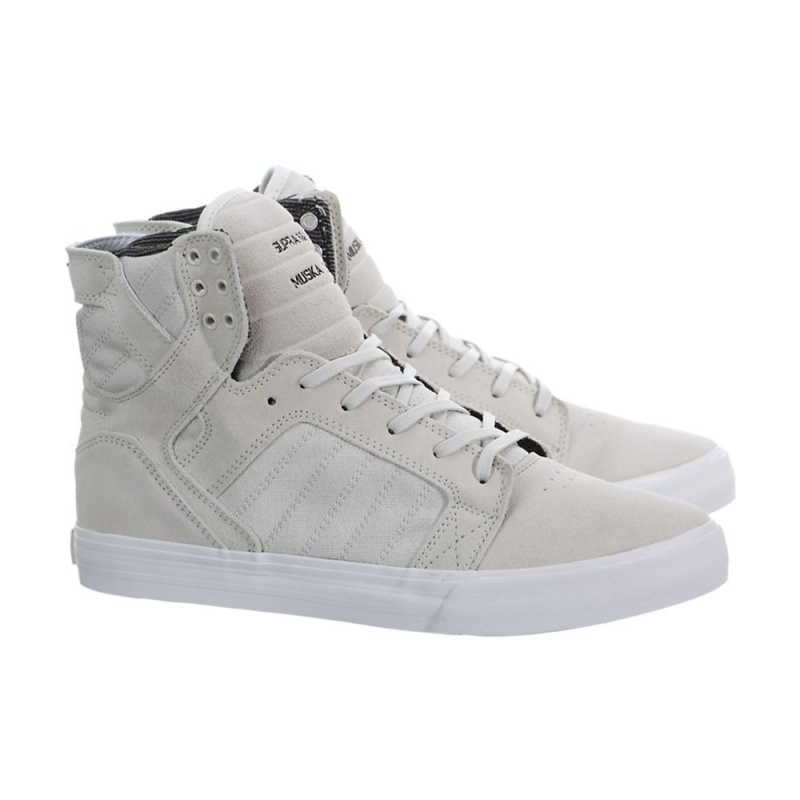 Supra SkyTop Visoki Vrhovi Moški Sive | CQITZ8791