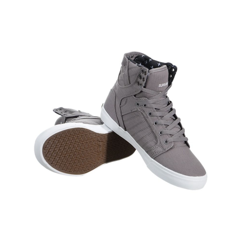 Supra SkyTop Visoki Vrhovi Moški Sive | EITRH3564