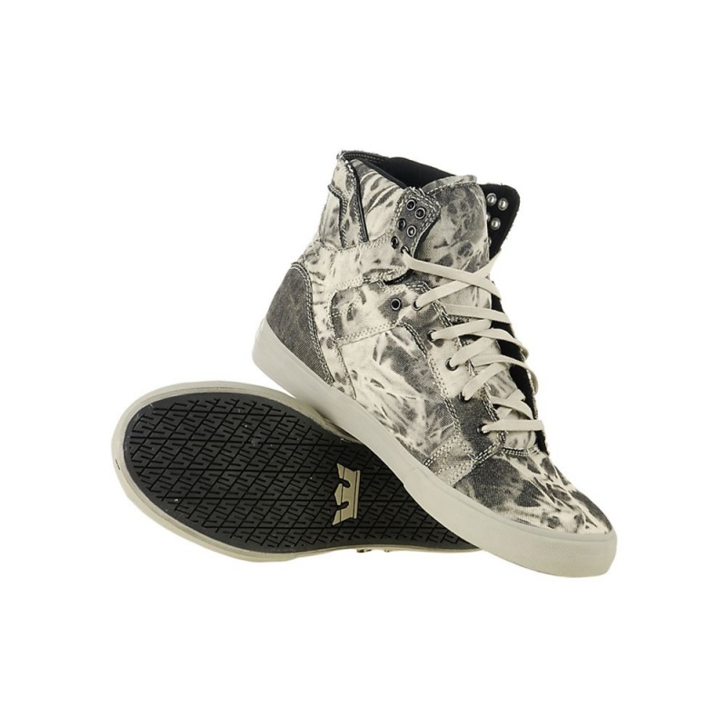 Supra SkyTop Visoki Vrhovi Moški Sive | EUYTJ2730