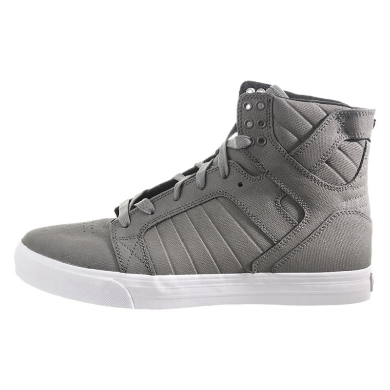 Supra SkyTop Visoki Vrhovi Moški Sive | OMNFH8690