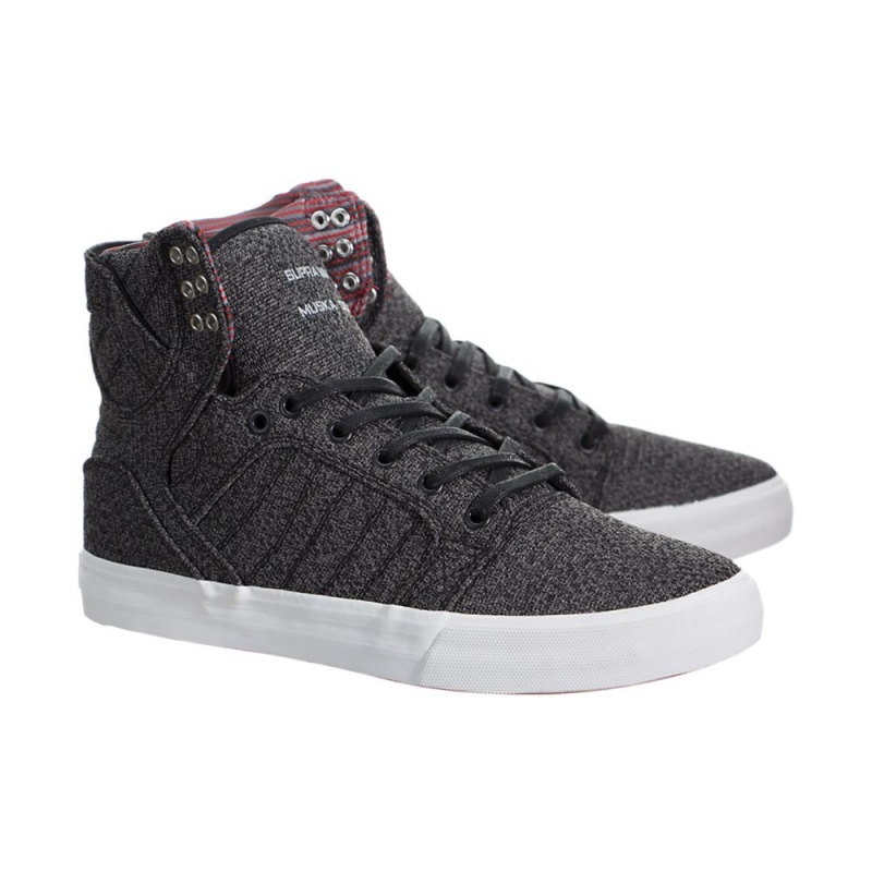 Supra SkyTop Visoki Vrhovi Moški Sive | WKAGU2584