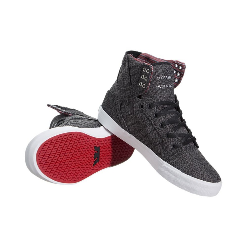 Supra SkyTop Visoki Vrhovi Moški Sive | WKAGU2584