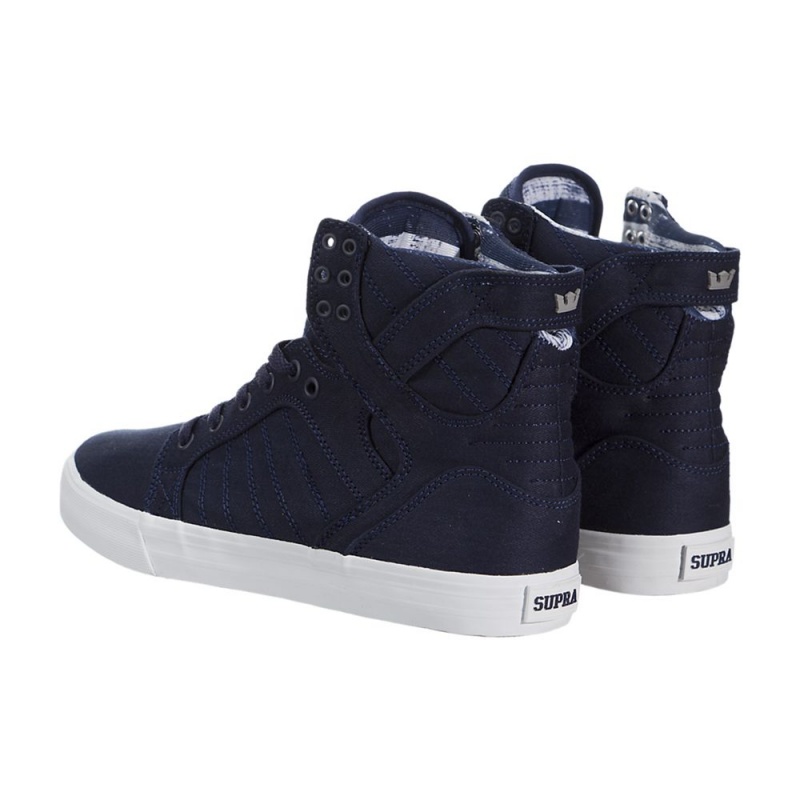 Supra SkyTop Visoki Vrhovi Moški Temno Modre | PWUTD4123