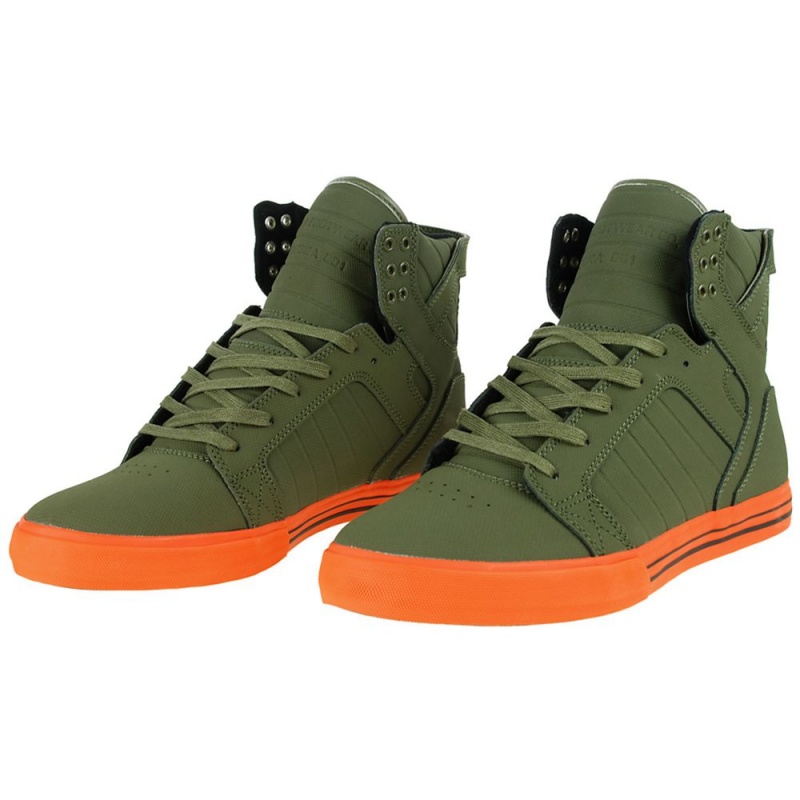 Supra SkyTop Visoki Vrhovi Moški Zelene | GROMN3956