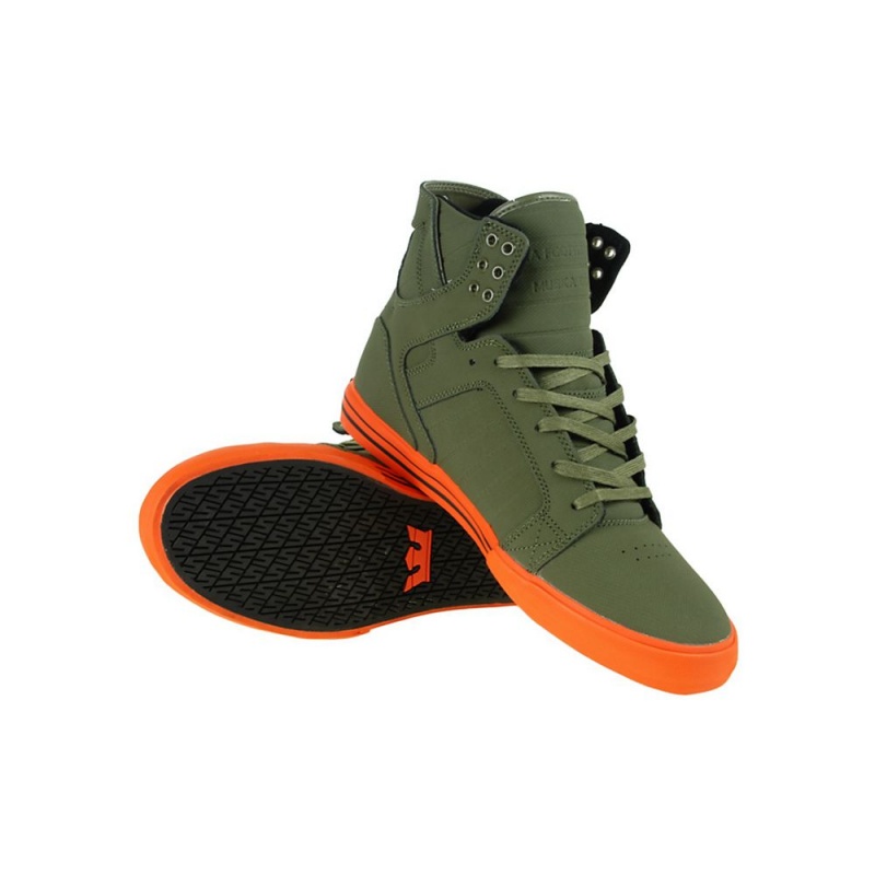 Supra SkyTop Visoki Vrhovi Moški Zelene | GROMN3956