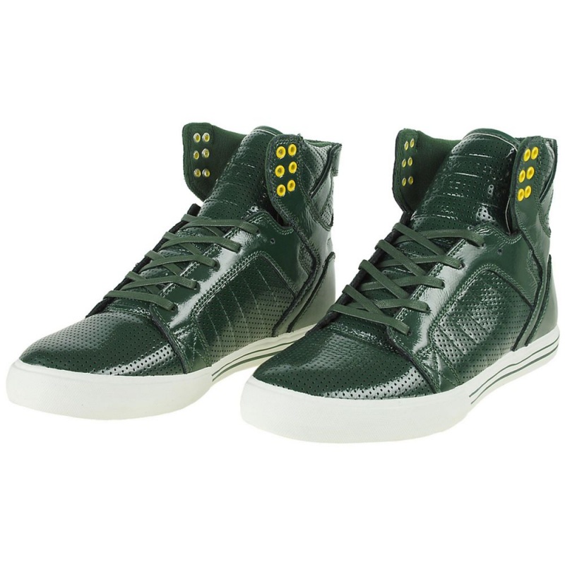 Supra SkyTop Visoki Vrhovi Moški Zelene | EPYCH0839