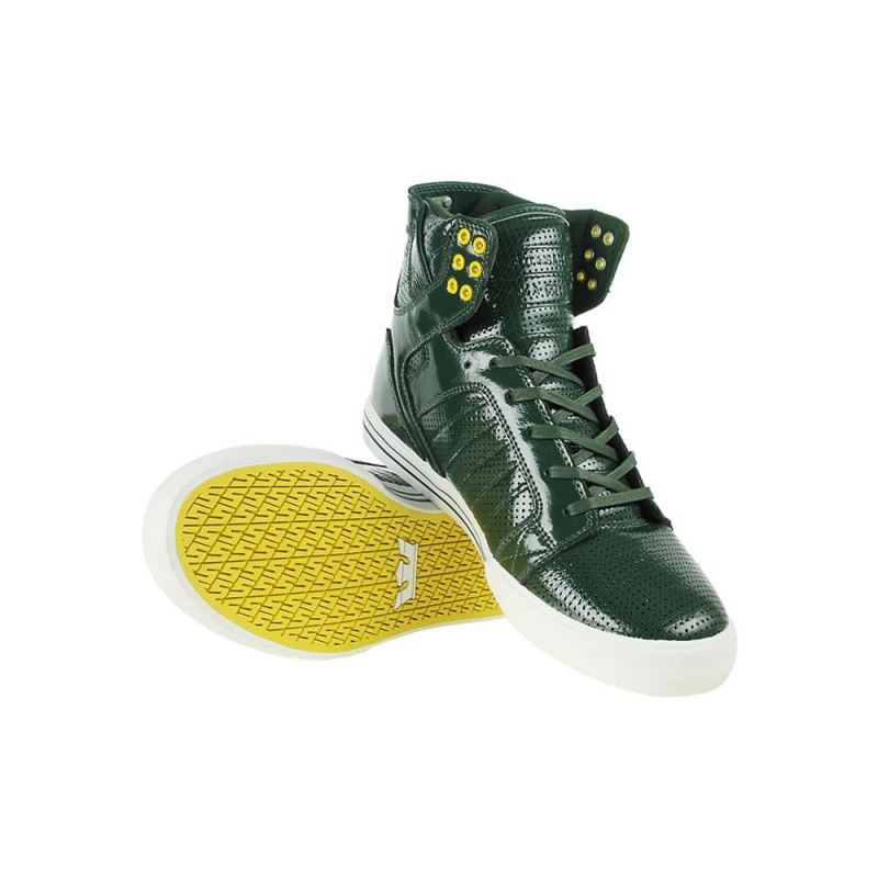 Supra SkyTop Visoki Vrhovi Moški Zelene | EPYCH0839