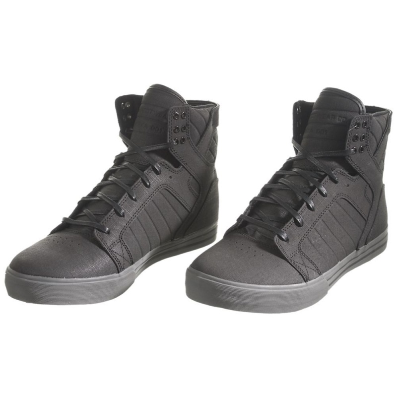 Supra SkyTop Visoki Vrhovi Moški Črne | DUXQF8361