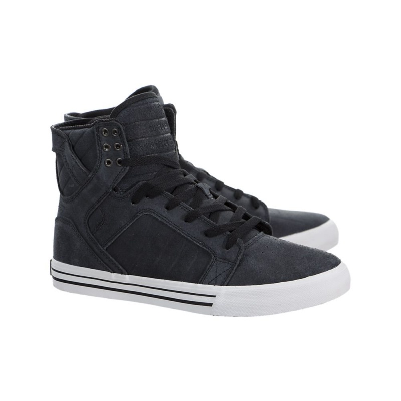 Supra SkyTop Visoki Vrhovi Moški Črne | EQXCW8951