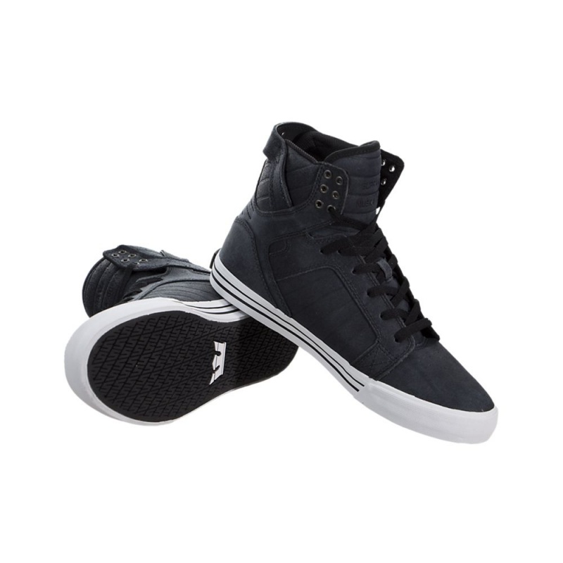 Supra SkyTop Visoki Vrhovi Moški Črne | EQXCW8951