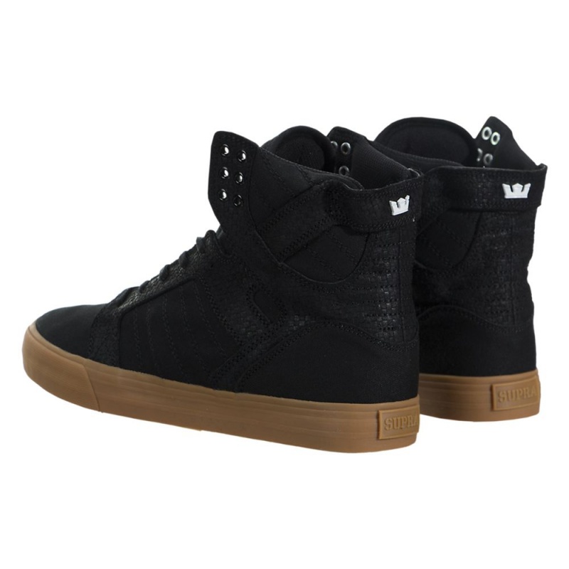 Supra SkyTop Visoki Vrhovi Moški Črne | EYSGZ2561