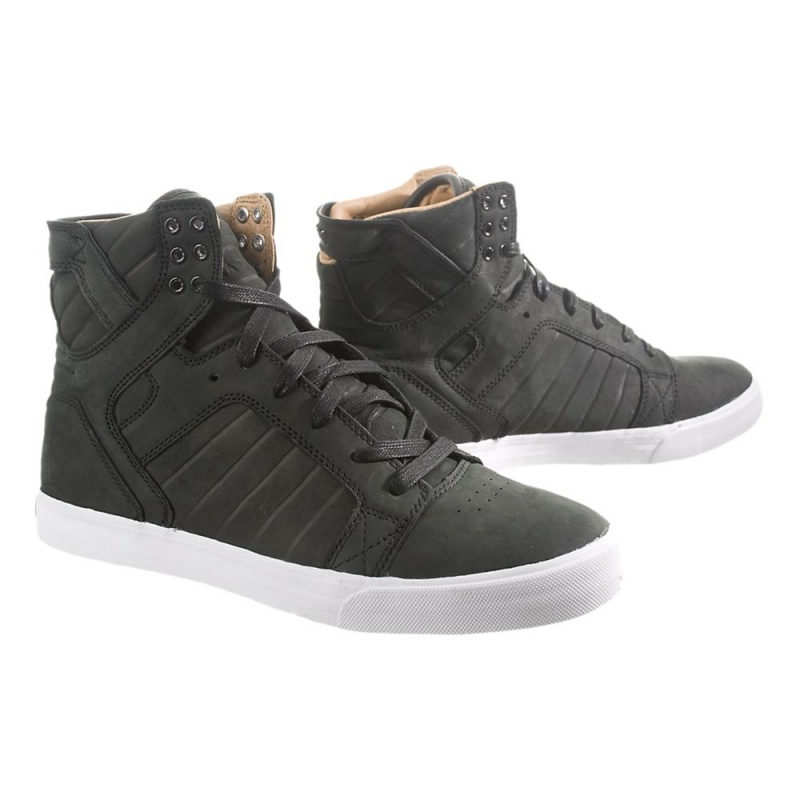 Supra SkyTop Visoki Vrhovi Moški Črne | IETAF6452