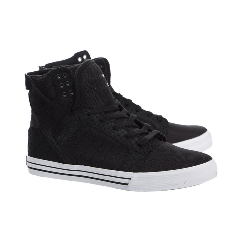 Supra SkyTop Visoki Vrhovi Moški Črne | QEDTR5704