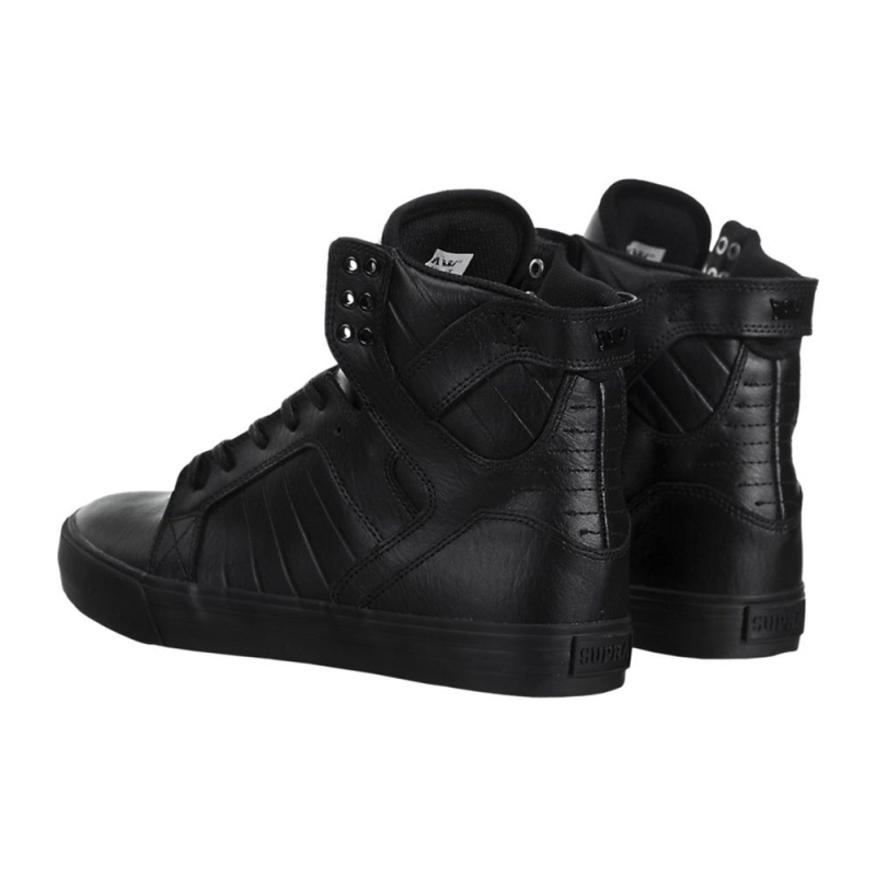 Supra SkyTop Visoki Vrhovi Moški Črne | VULHM6234