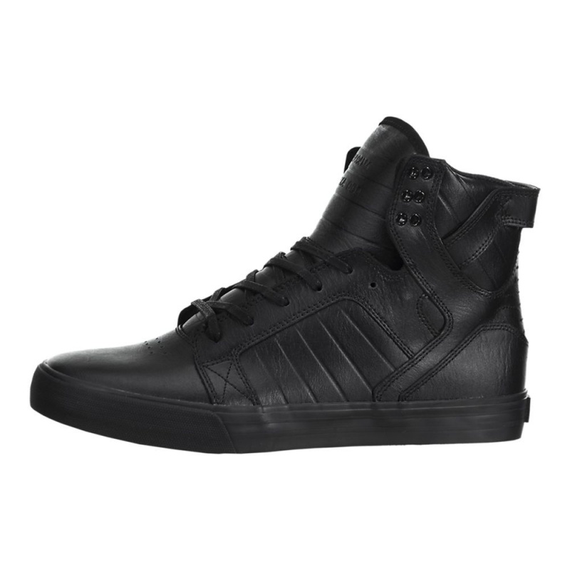 Supra SkyTop Visoki Vrhovi Moški Črne | VULHM6234