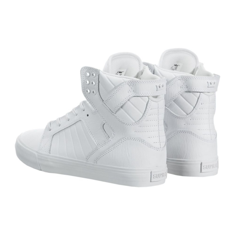 Supra SkyTop Visoki Vrhovi Ženski Bele | XTEYP2189