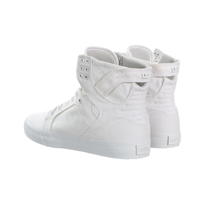 Supra SkyTop Visoki Vrhovi Ženski Bele | YTQFX6034