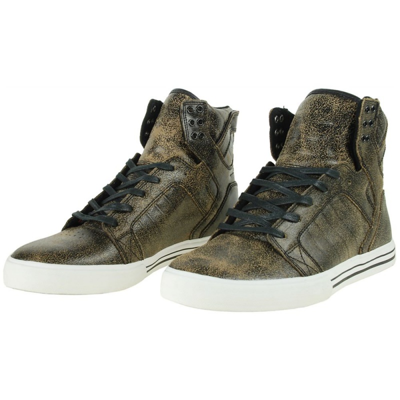 Supra SkyTop Visoki Vrhovi Ženski Rjave | WDTCE7684