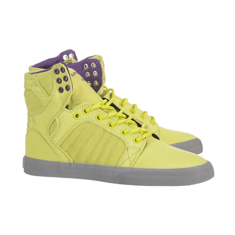 Supra SkyTop Visoki Vrhovi Ženski Rumene | MYUSE5183