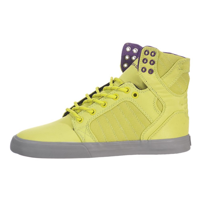 Supra SkyTop Visoki Vrhovi Ženski Rumene | MYUSE5183