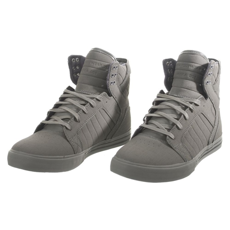 Supra SkyTop Visoki Vrhovi Ženski Sive | JFWLC9314