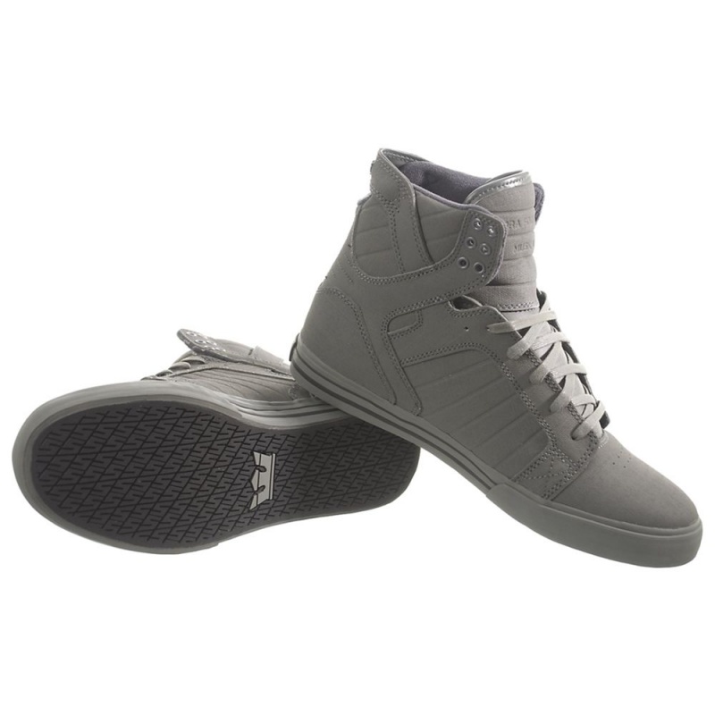 Supra SkyTop Visoki Vrhovi Ženski Sive | JFWLC9314