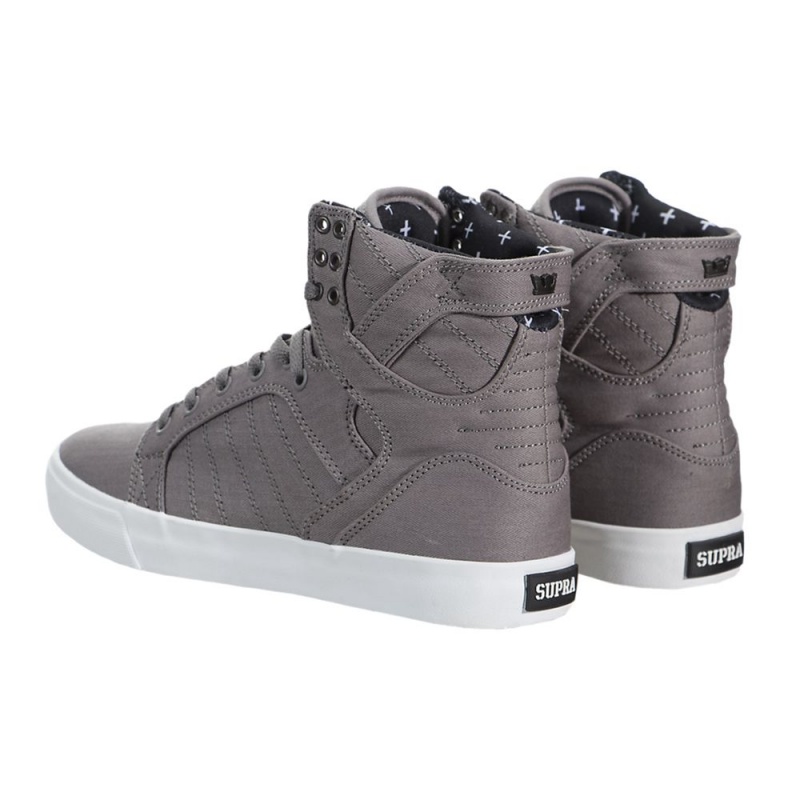 Supra SkyTop Visoki Vrhovi Ženski Sive | STUKI3059