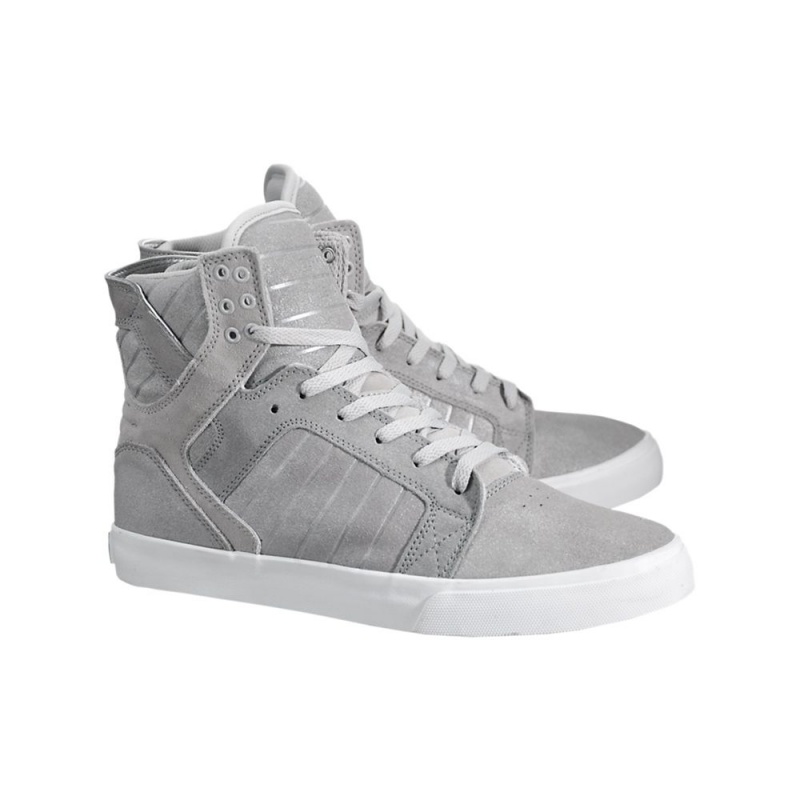 Supra SkyTop Visoki Vrhovi Ženski Sive | XRGCI8917