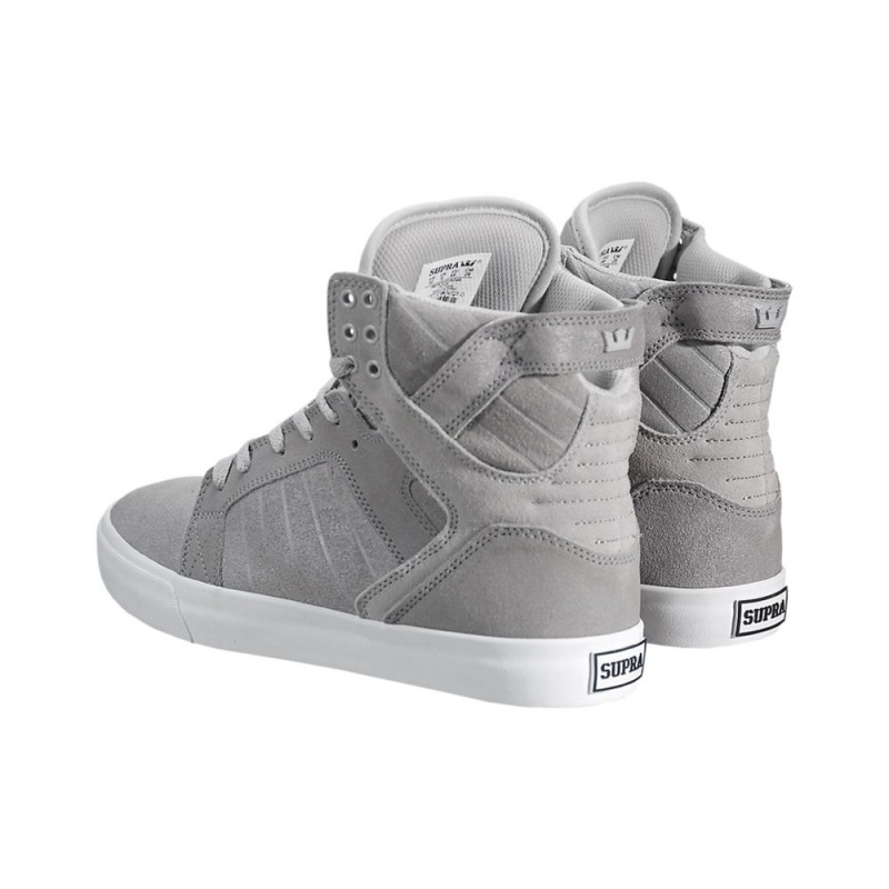 Supra SkyTop Visoki Vrhovi Ženski Sive | XRGCI8917