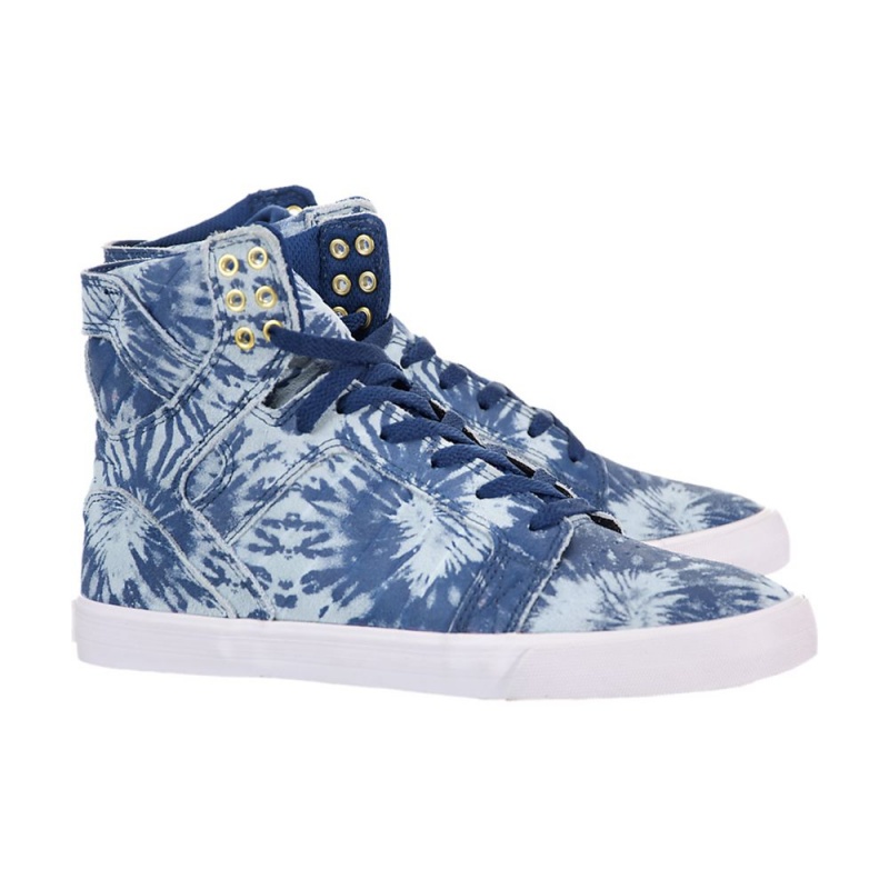 Supra SkyTop Visoki Vrhovi Ženski Temno Modre | ZEHPF7820