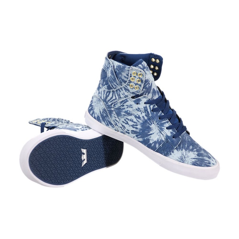 Supra SkyTop Visoki Vrhovi Ženski Temno Modre | ZEHPF7820