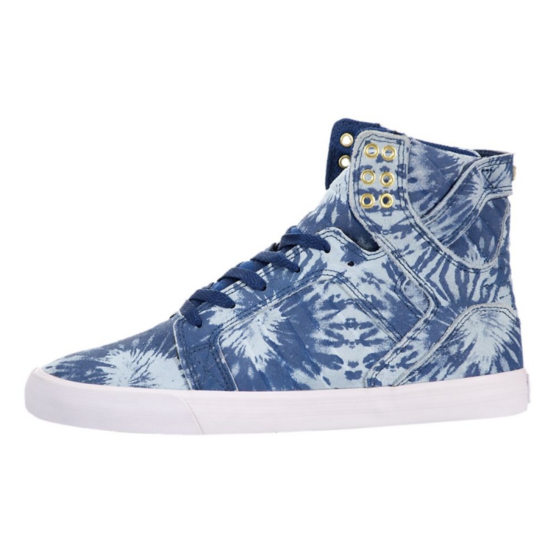 Supra SkyTop Visoki Vrhovi Ženski Temno Modre | ZEHPF7820