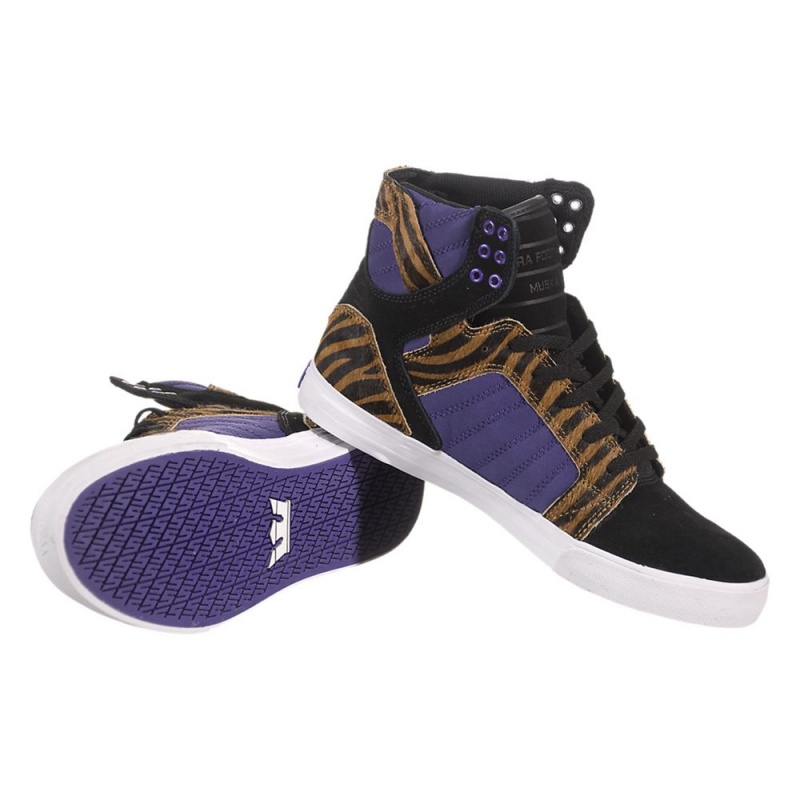 Supra SkyTop Visoki Vrhovi Ženski Večbarvni | HVILJ0579