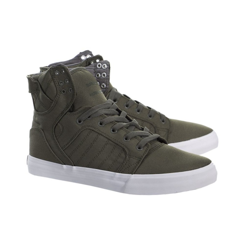 Supra SkyTop Visoki Vrhovi Ženski Zelene | CQBDO9380