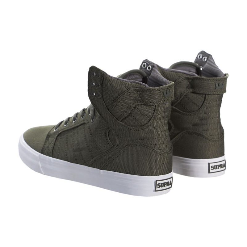 Supra SkyTop Visoki Vrhovi Ženski Zelene | CQBDO9380