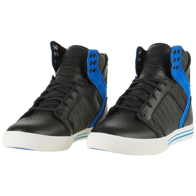 Supra SkyTop Visoki Vrhovi Ženski Črne Modre | KBOWQ3746