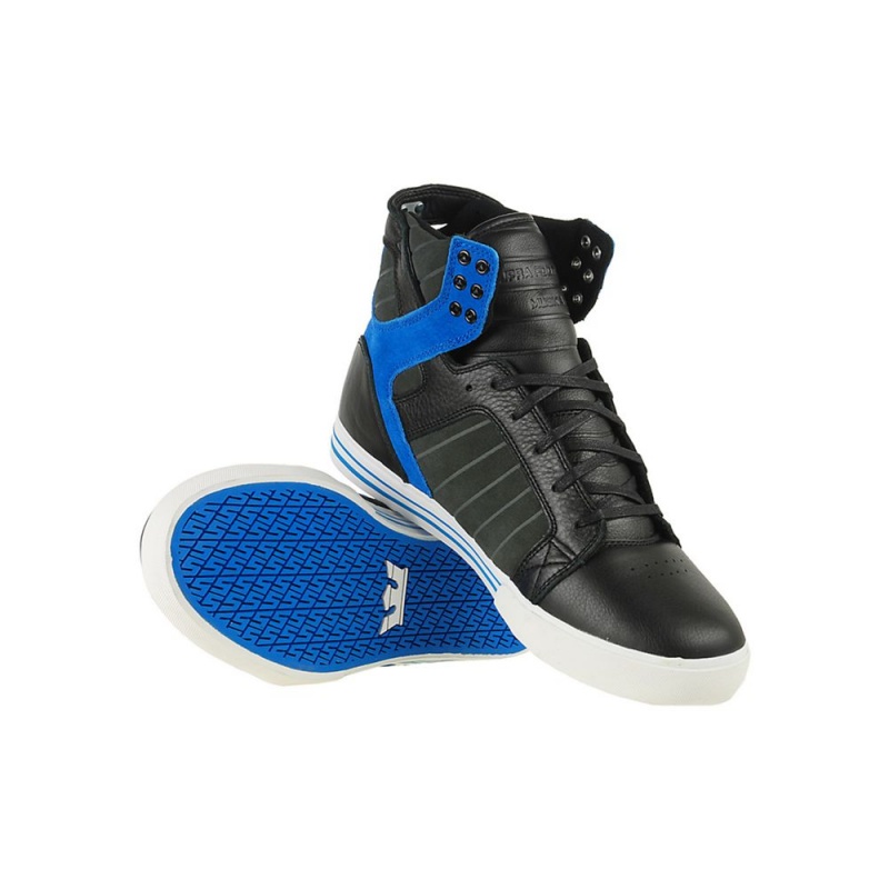 Supra SkyTop Visoki Vrhovi Ženski Črne Modre | KBOWQ3746