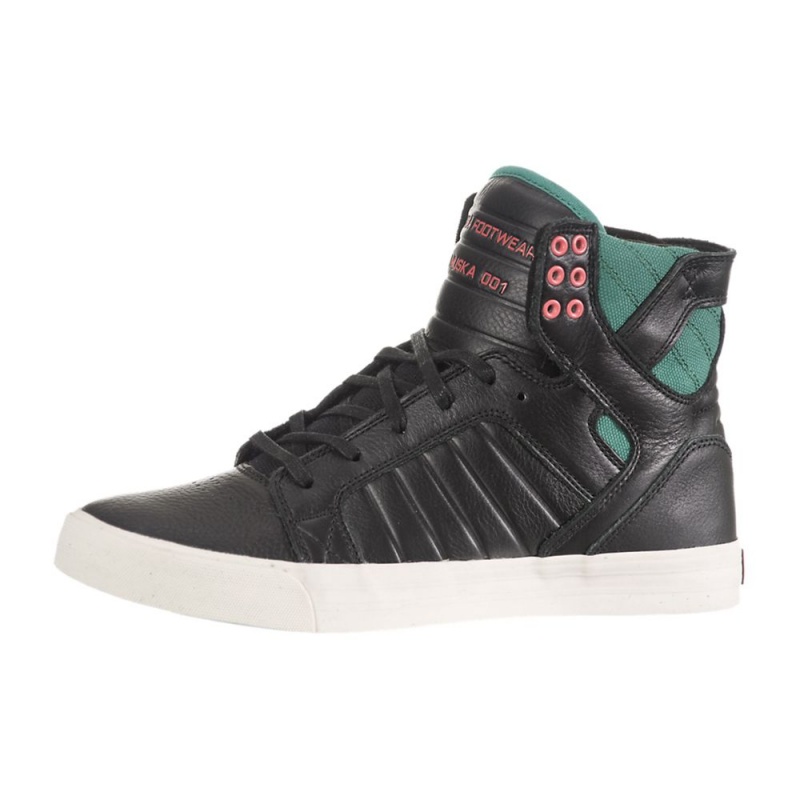 Supra SkyTop Visoki Vrhovi Ženski Črne Zelene | KTQPB8173