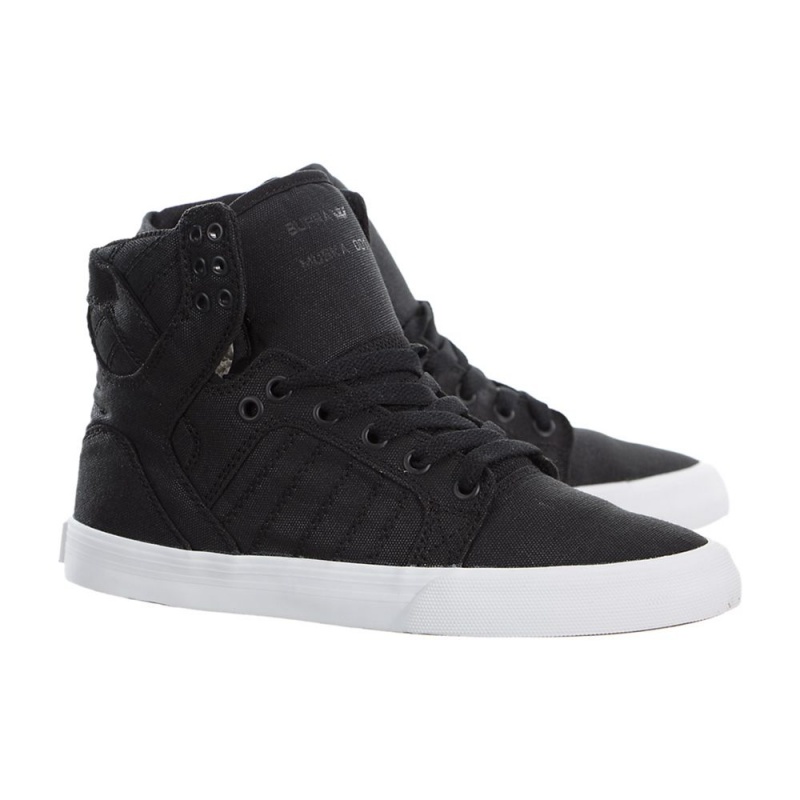 Supra SkyTop Visoki Vrhovi Ženski Črne | FGRLO0482