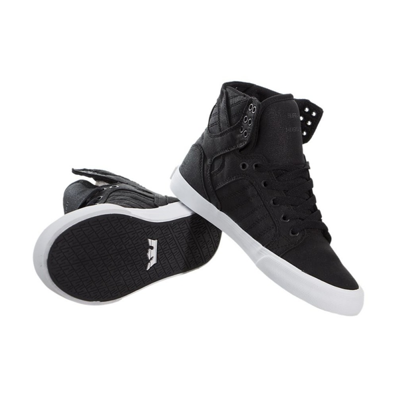 Supra SkyTop Visoki Vrhovi Ženski Črne | FGRLO0482