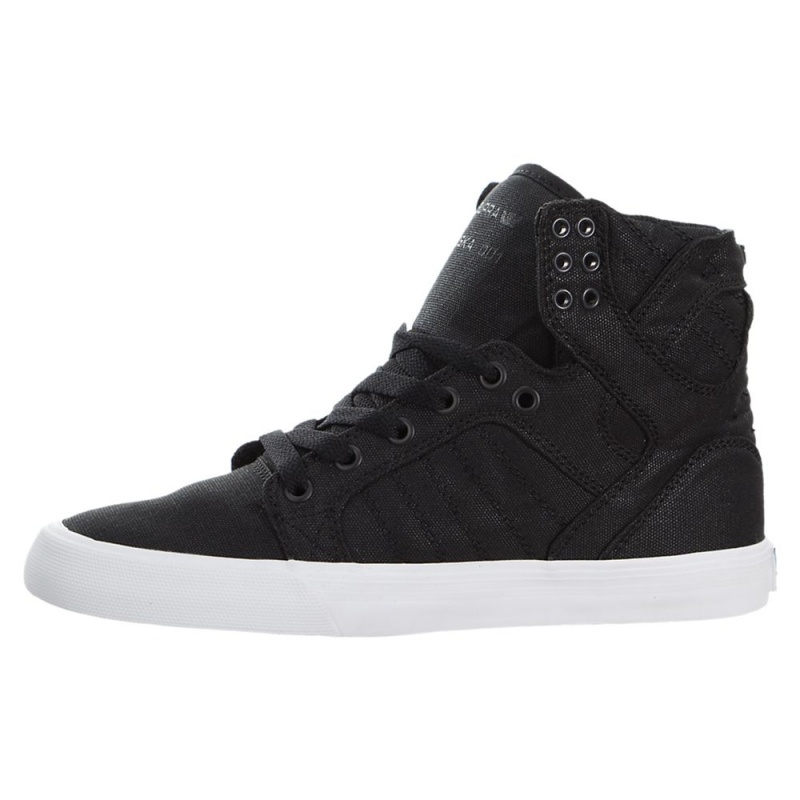 Supra SkyTop Visoki Vrhovi Ženski Črne | FGRLO0482